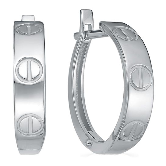 

Серьги из белого золота Delta B2202599-d, B2202599-d