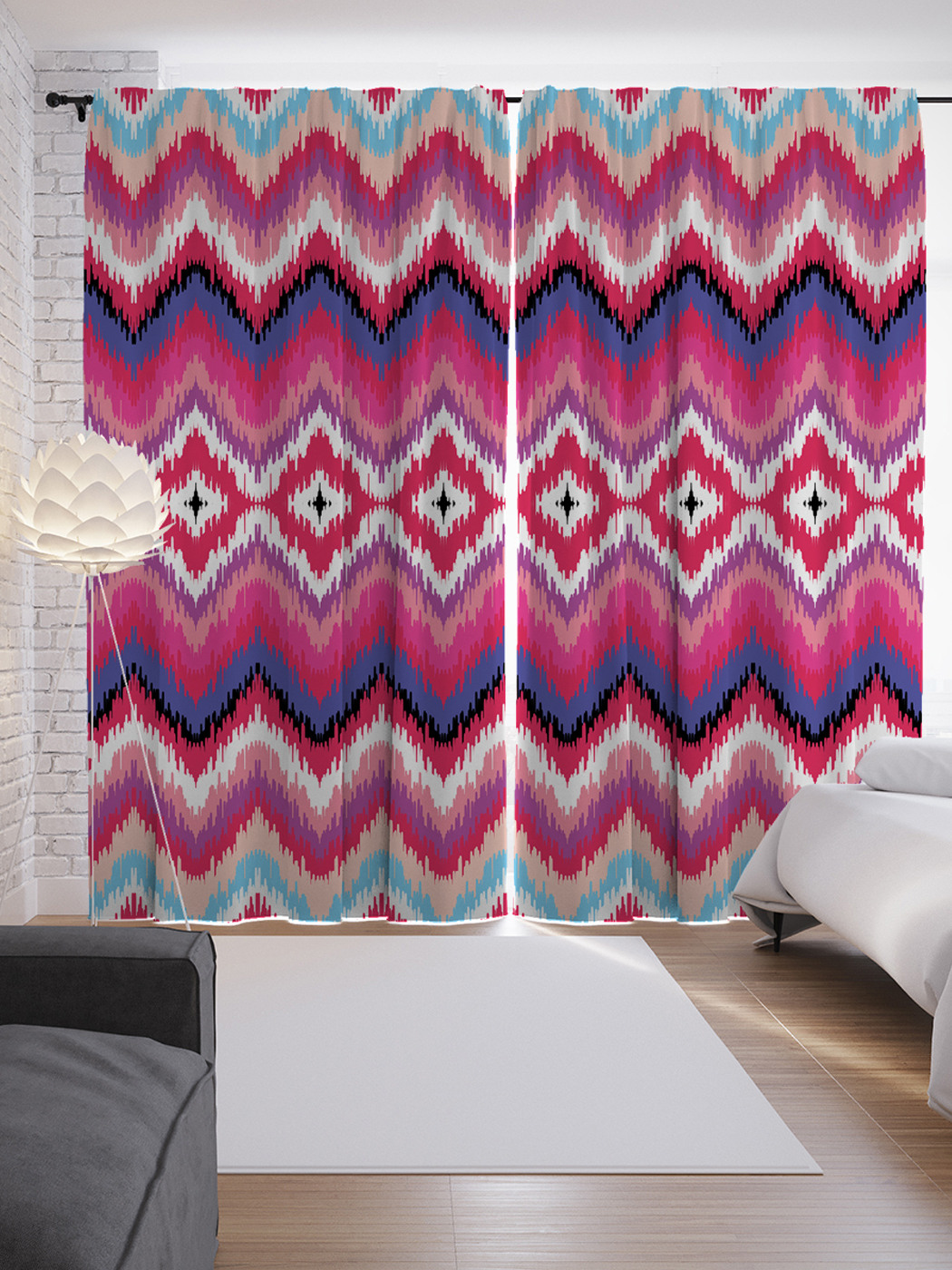 

Шторы JoyArty с фотопечатью "Энергетическая симфония" из сатена, 290х265 см, Энергетическая симфония