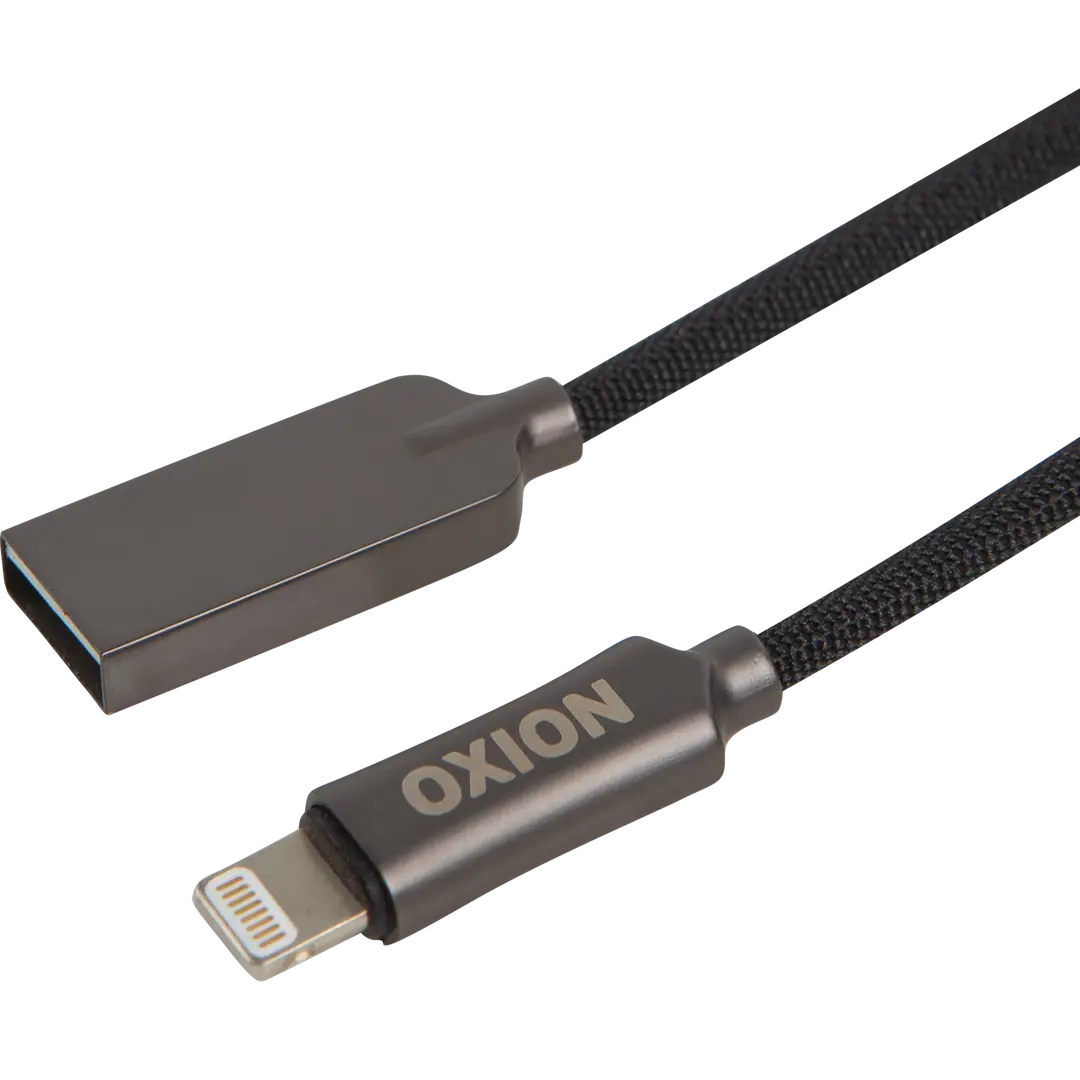 Кабель Oxion USB-Lightning 1 м цвет черный 1021₽