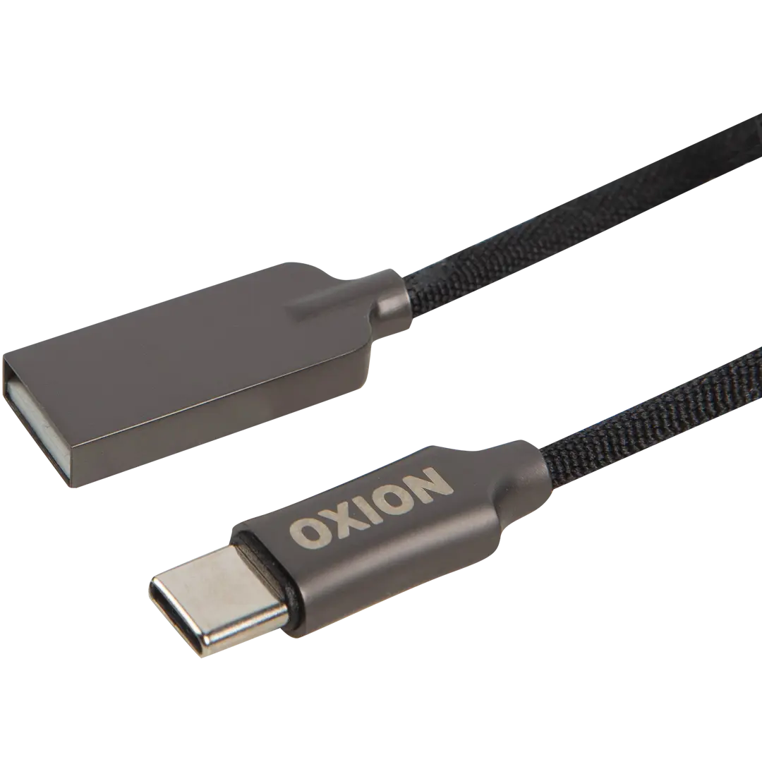 Кабель Oxion USB-Type-C 1 м цвет черный 1153₽