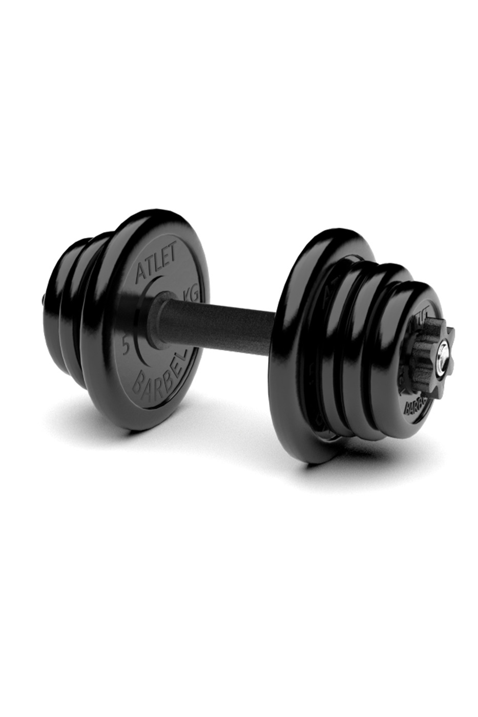 Разборная гантель MB Barbell 1 x 24 кг, черный