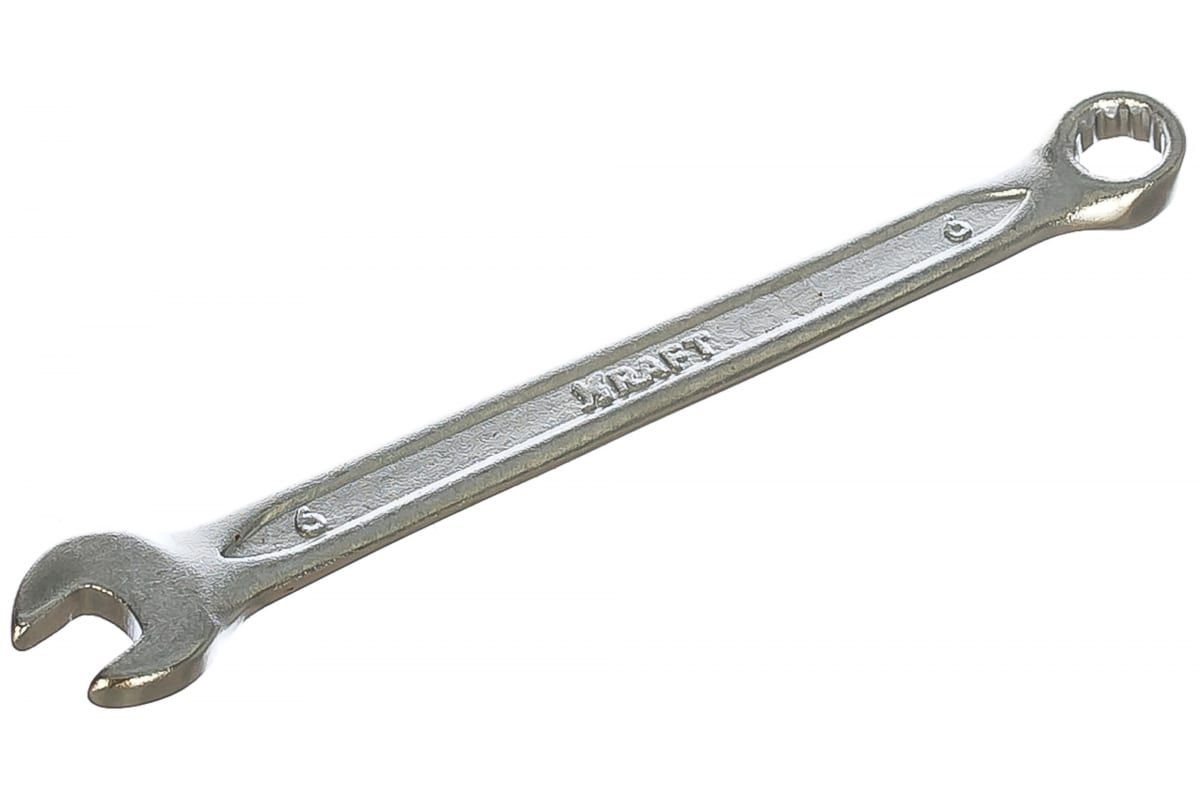 KRAFT KT700500 Ключ комбинированный 6 мм накидной ключ kraft