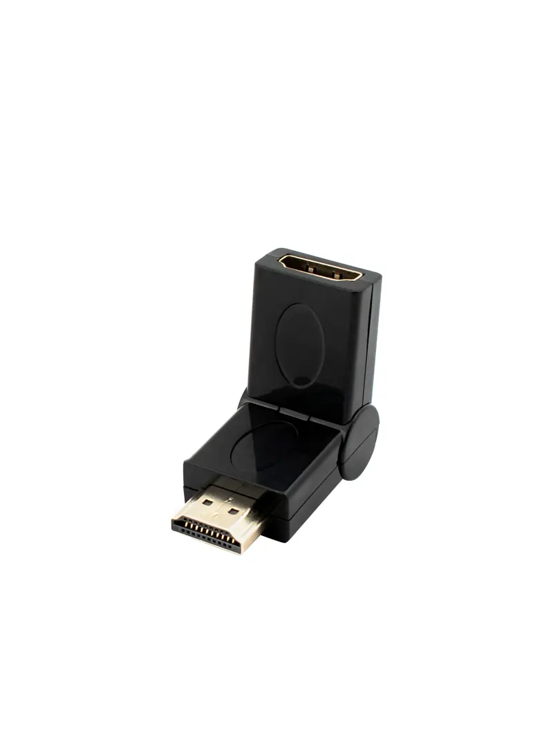 Переходник HDMI-HDMI Oxion гнездо-штекер, поворотный 100065688048