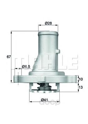 

Тi 68 87D_Термостат Fiаt Рuntо/Unо/Тiро 1.0-1.2 84> Mahle/Knecht ti6887d