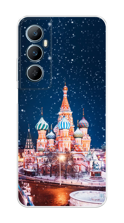 

Чехол на Realme C65 "Москва 1", Коричневый;синий;белый, 2516750-1