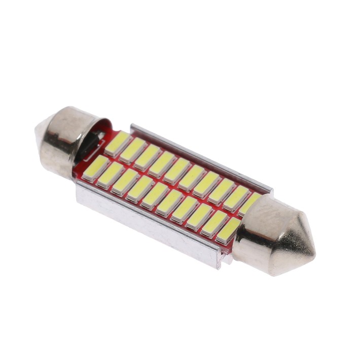 

Автолампа светодиодная Cartage, C5W, 12 В, 20 SMD, 39 мм, свет белый