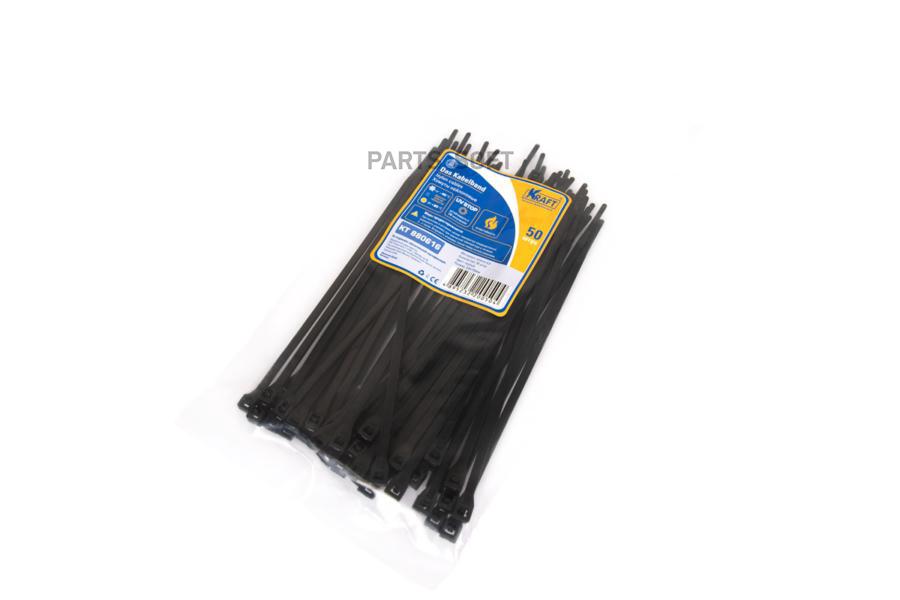 

KRAFT KT880616 Хомут нейлоновый, черный (3,6150)