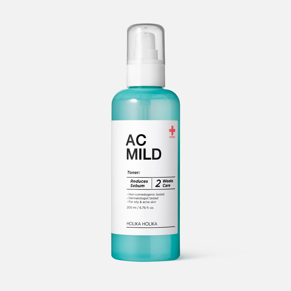 Тонер для лица Holika Holika AC Mild Toner очищающий, успокаивающий 200 мл