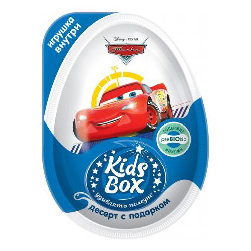 

Яйцо шоколадное KidsBox Disney Тачки Десерт с подарком 20 г
