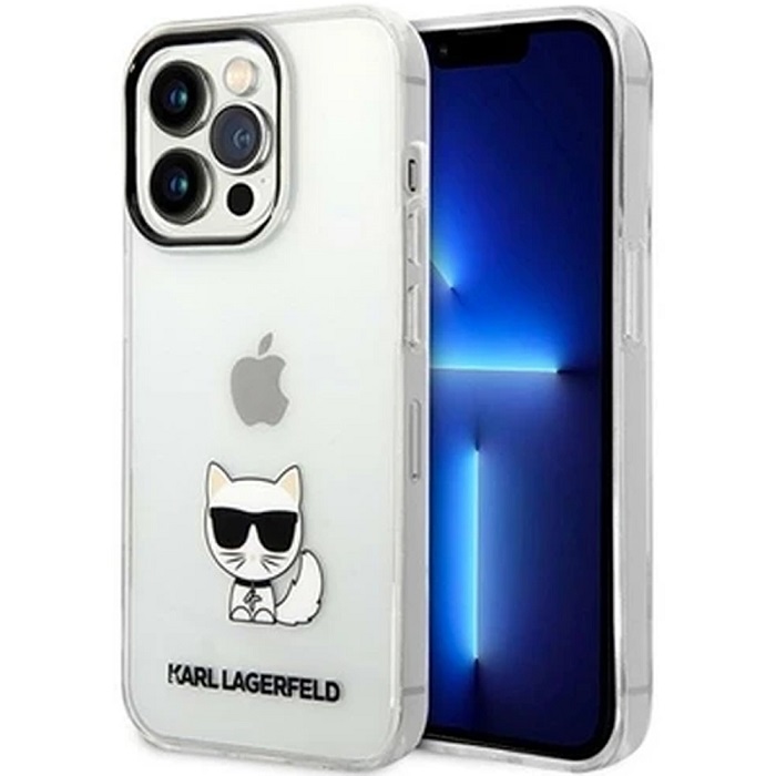 Панель-накладка Karl Lagerfeld PC/TPU Choupette body Hard для iPhone 14 Pro Max