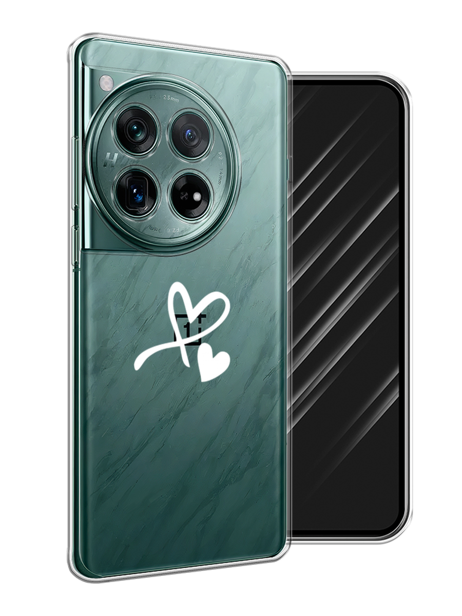 

Чехол Awog на OnePlus 12 "Сердечко минимализм", Белый, 154450-1