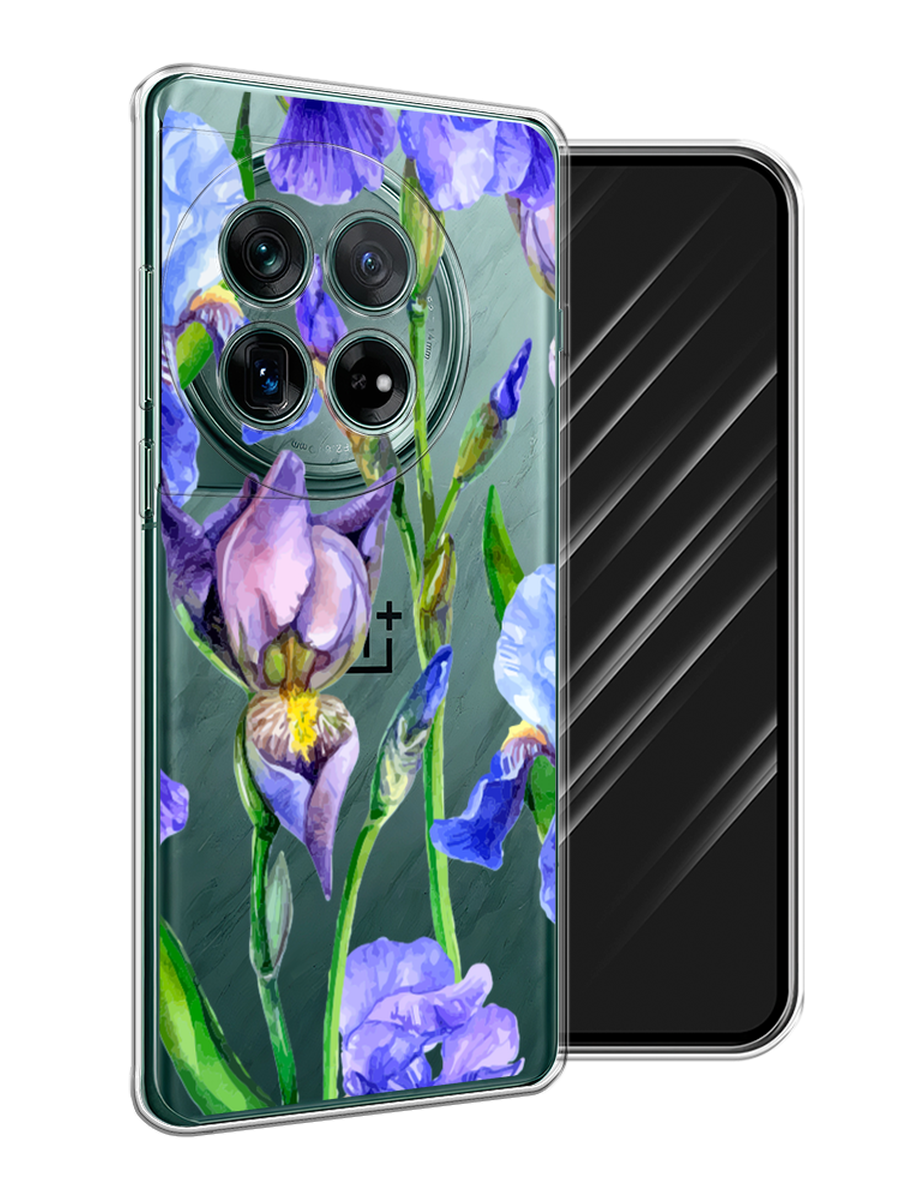 

Чехол Awog на OnePlus 12 "Синие ирисы", Фиолетовый;голубой;зеленый, 154450-1