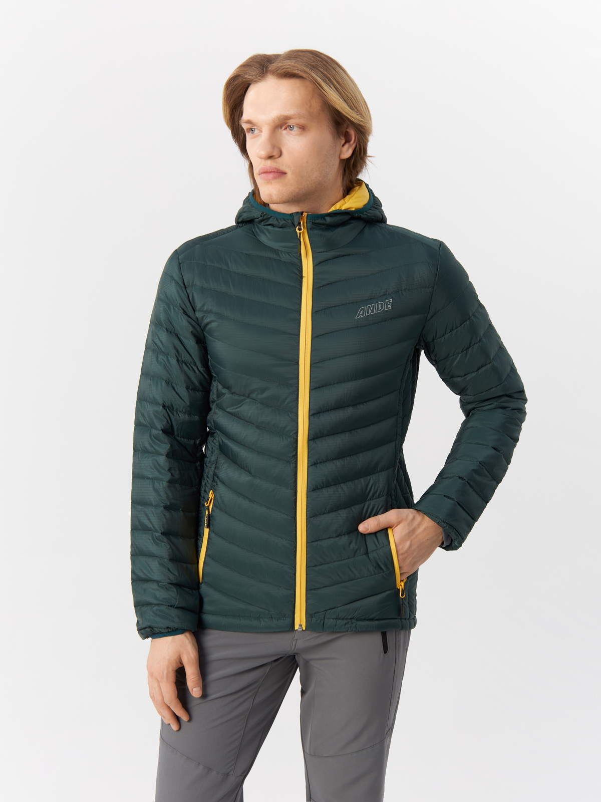 

Куртка мужская Ande Merano Jkt M23014 зеленая S, Зеленый, Merano