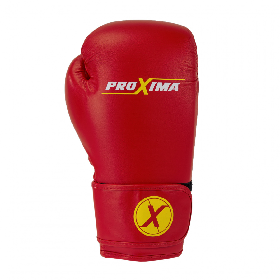 Боксерские перчатки Proxima синтетическая кожа красные, 16 унций
