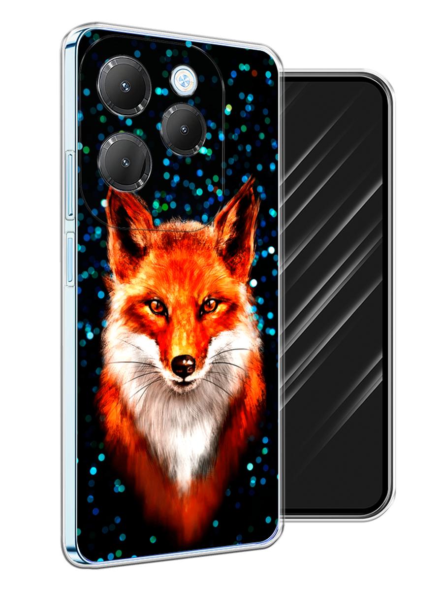 

Чехол Awog на Infinix HOT 40 "Волшебная лиса", Оранжевый;черный;белый, 3105250-1