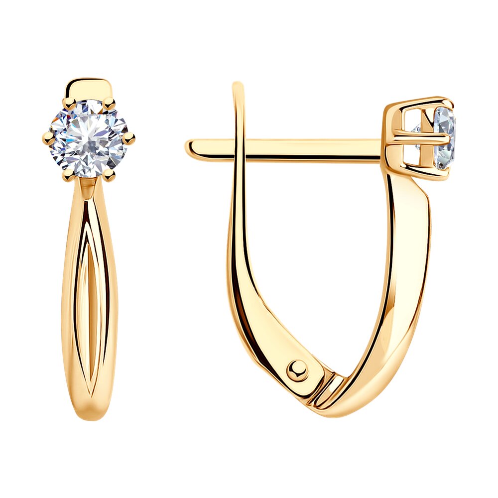 

Серьги из серебра с фианитом Diamant 93-120-01376-1, 93-120-01376-1