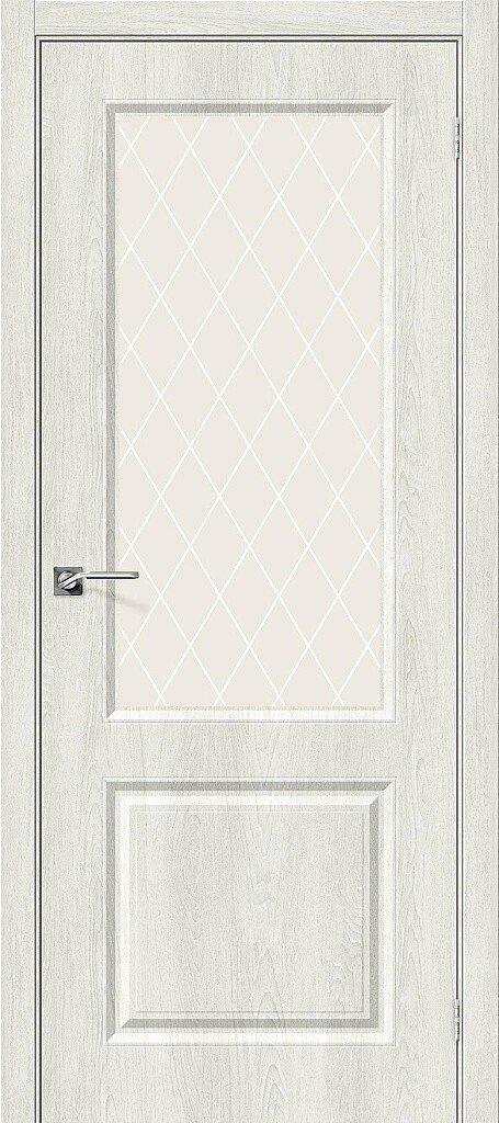 

Дверь Скинни-13 Casablanca White Сrystal Браво, Bravo 200*60