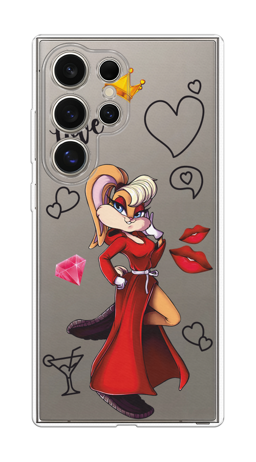

Чехол на Samsung Galaxy S25 Ultra Rich Lola Bunny, Красный;бежевый;оранжевый, 2110550-1