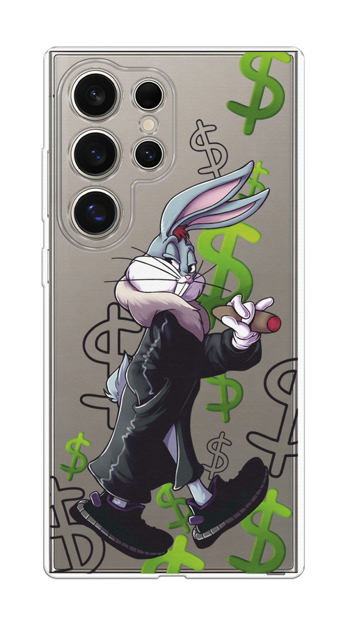 

Чехол на Samsung Galaxy S25 Ultra Rich Bugs Bunny, Зеленый;черный;голубой, 2110550-1