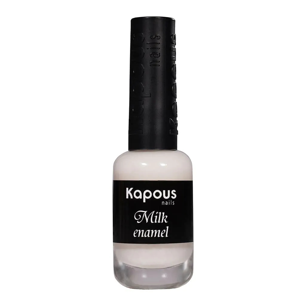 Покрытие базовое Kapous Professional Nails Milk Enamel укрепляющее, 9 мл