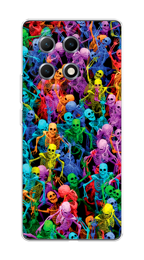 

Чехол на Tecno Camon 30S Вечеринка скелетов, Фиолетовый;желтый;оранжевый, 309650-1