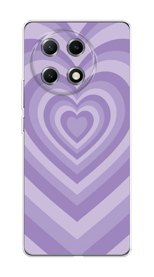 

Чехол на Tecno Camon 30S Violet heart latte, Фиолетовый, 309650-1