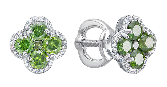 

Серьги из белого золота с бриллиантом Vesna jewelry 41434-251-271-00, 41434-251-271-00