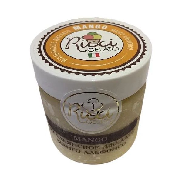 Мороженое молочное Ricci Gelato с манго 80 г