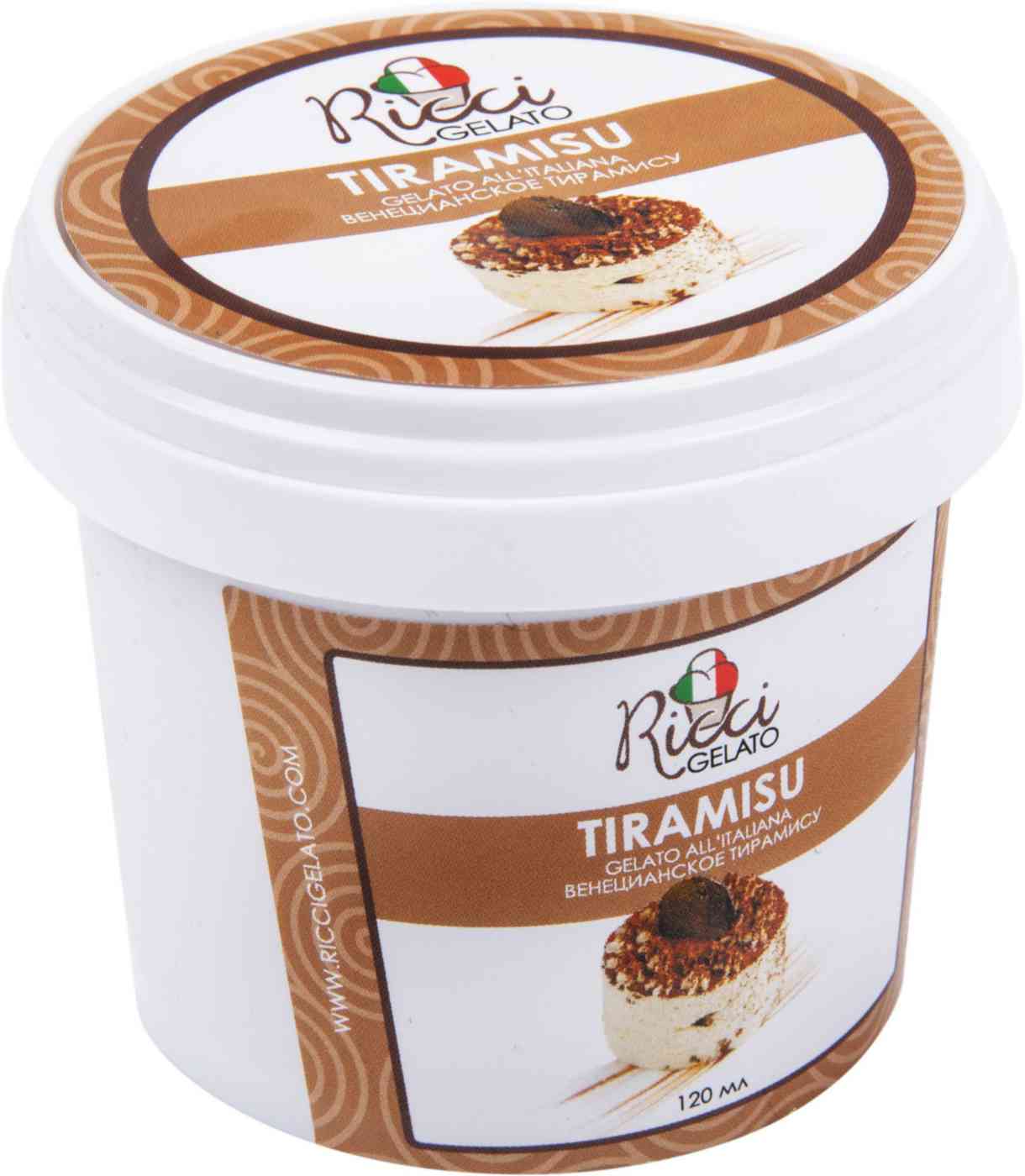 Мороженое молочное Ricci Gelato Тирамису 80 г