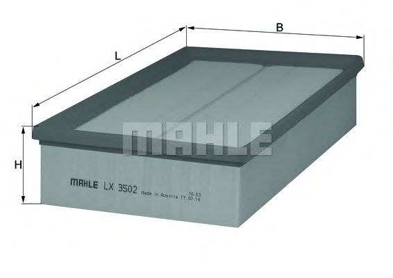 

Фильтр Воздушный Mahle/Knecht lx3502