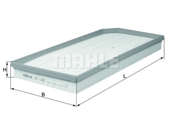 

Воздушный фильтр Mahle/Knecht Audi A3 04-13/Seat Altea 06-09/Skoda Octavia 05-13 LX1262