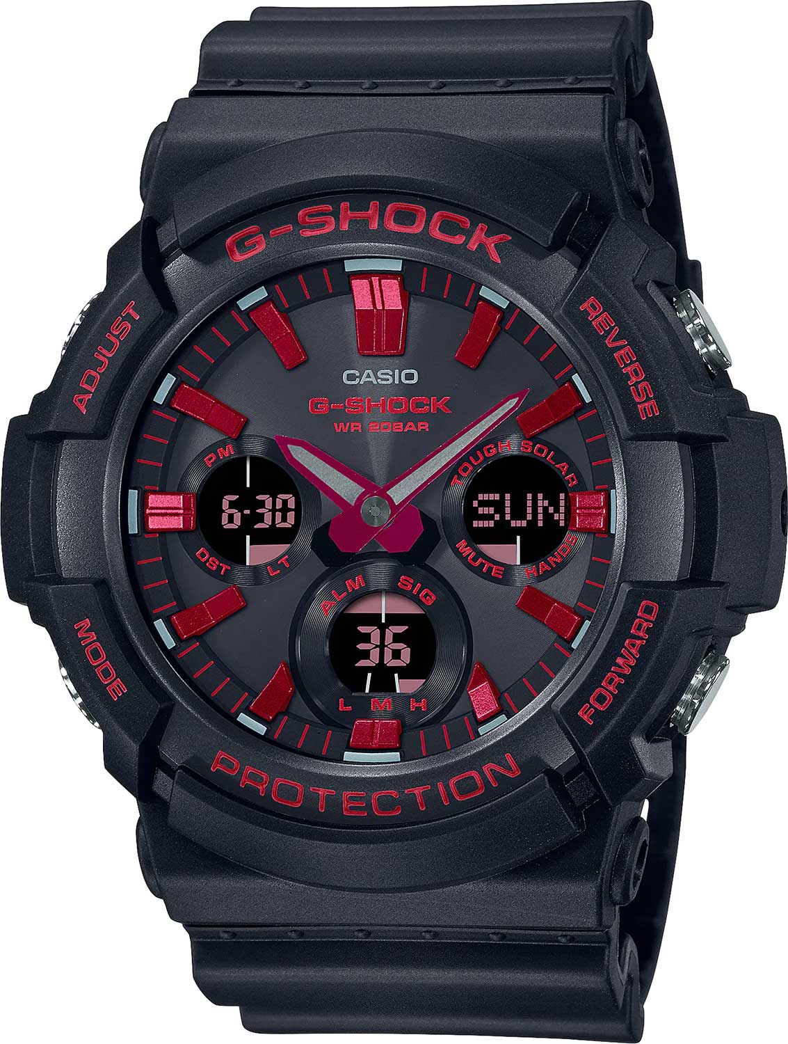 

Наручные часы мужские Casio GAS-100BNR-1A, GAS-100BNR-1A