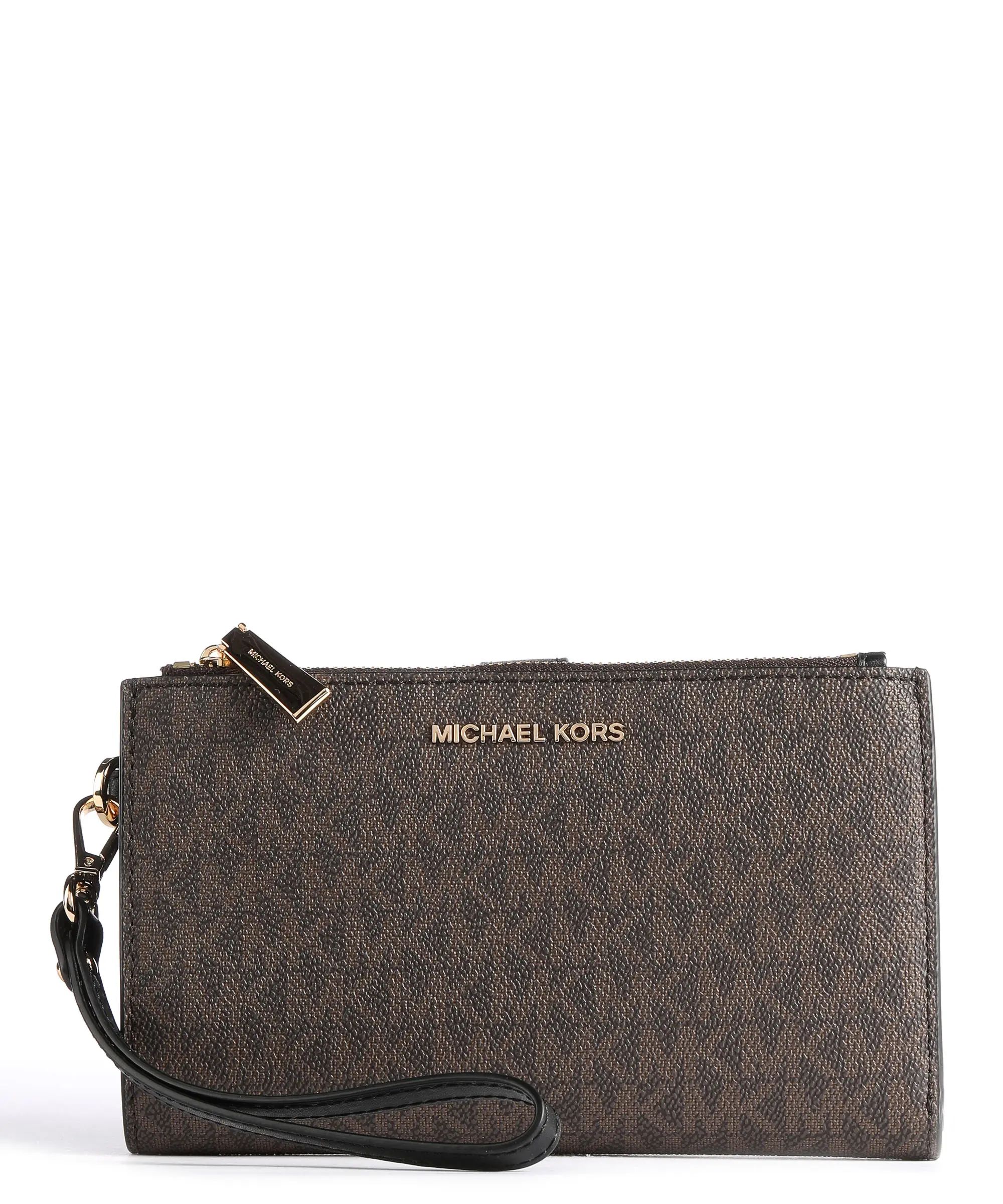 Кошелек женский Michael Kors 34F1GJ6W4B, коричнево-черный