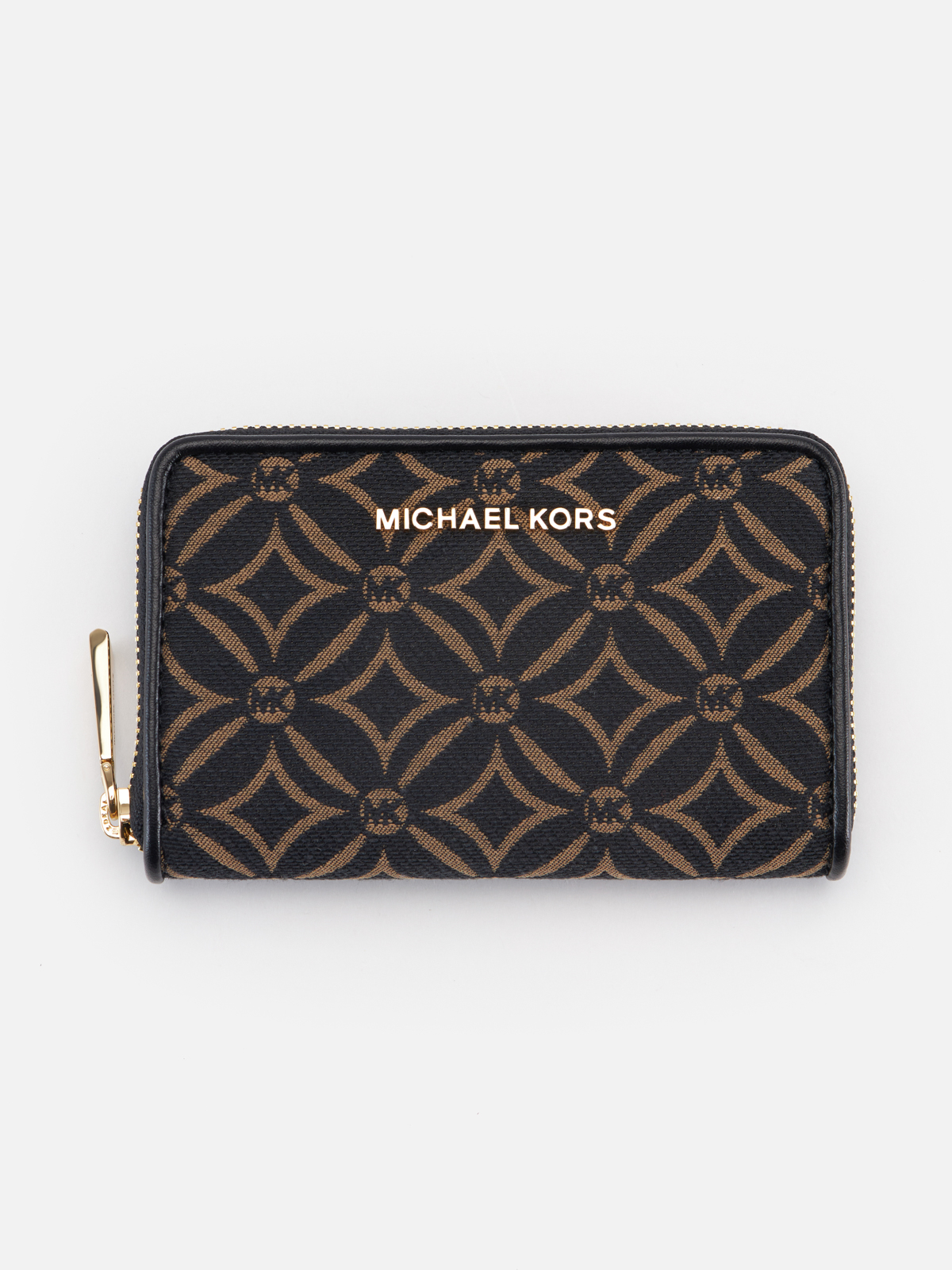 Кошелек женский Michael Kors 34F2GJ6D0J, черно-коричневый