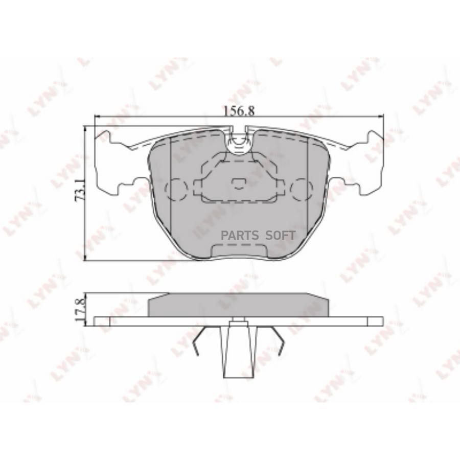 

Колодки торм.пер.BMW 5 (E39) 00-03/7(E38) 4.0 96-01/X3(E83) 3.0D 06=>/X5(E53) 3.0-4.4