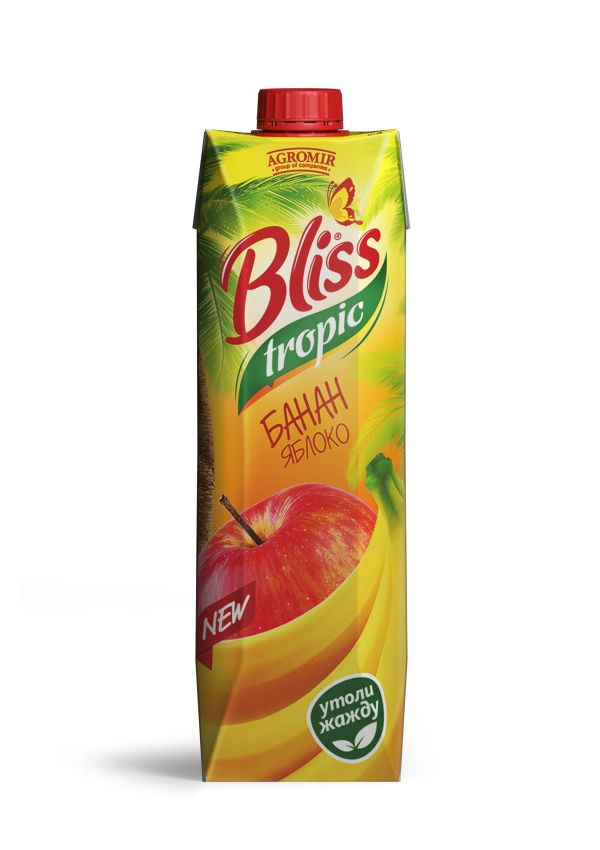 Напиток сокосодержащий Bliss Tropic Банан-Яблоко 1 л
