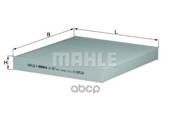

Фильтр Салонный Mahle/Knecht la343