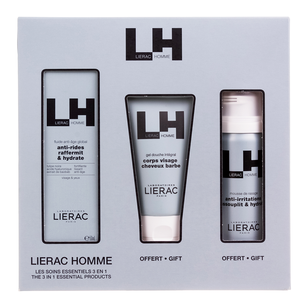 Подарочный набор LIERAC Homme для мужчин 3 средства 1 уп парфюмерный набор tiziana terenzi foconero extrait de parfum travel case set подарочный