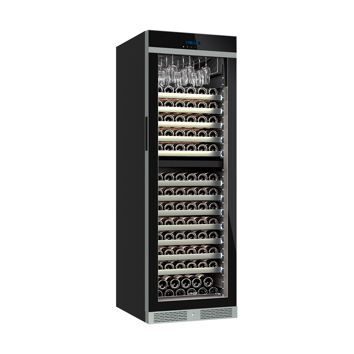 Винный шкаф Libhof SQD-165 black отдельностоящий винный шкаф 101 200 бутылок libhof