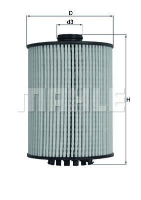 

Фильтр Масляный Mahle/Knecht ox983d