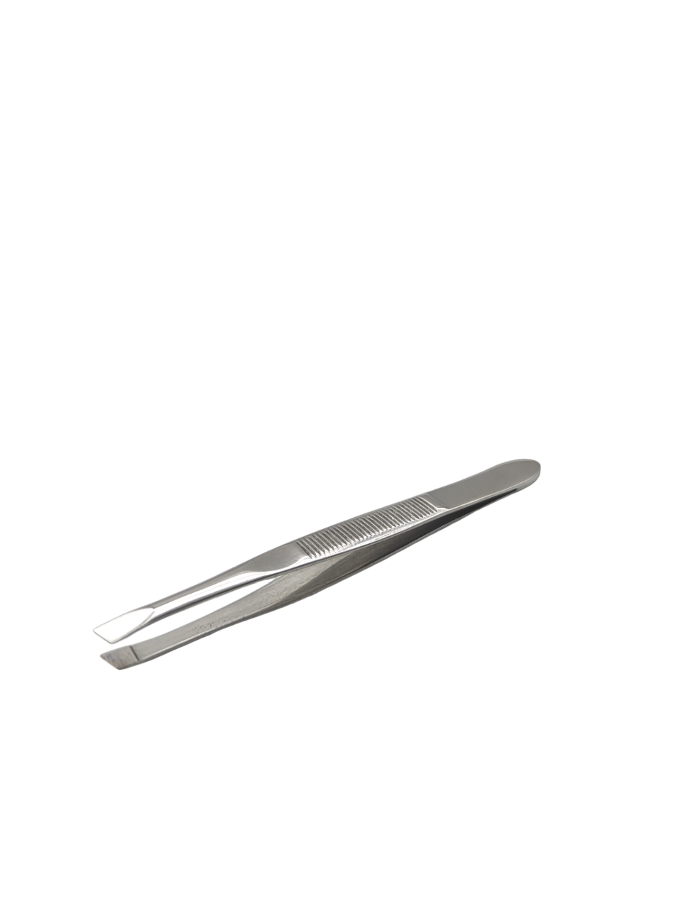 lucas пинцет профессиональный для бровей с ручной заточкой со скошенными кончиками Пинцет для бровей BSPro-1 серебристый