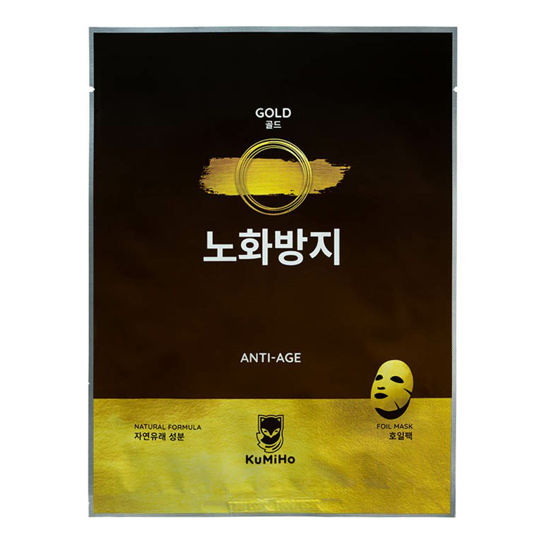 

Маска для лица Kumiho Золото фольгированная 1 шт