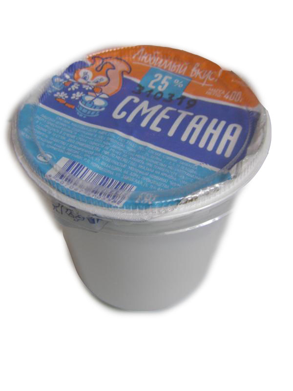 

Сметана Любимый вкус 25% 350 г