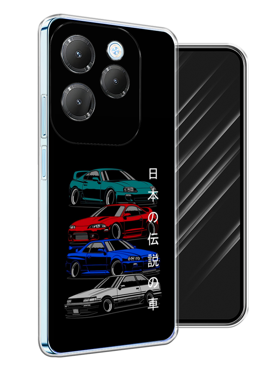 

Чехол Awog на Infinix HOT 40 "JDM Legend cars", Зеленый;красный;синий, 3105250-1