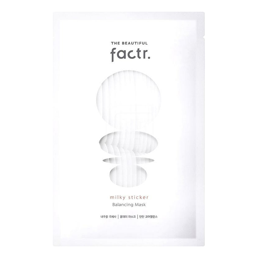 

Маска для лица The Beautiful Factr Milky Sticker успокаивающая 28 г