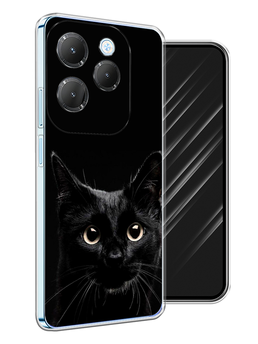 

Чехол Awog на Infinix HOT 40 "Добрый кот", Черный, 3105250-1