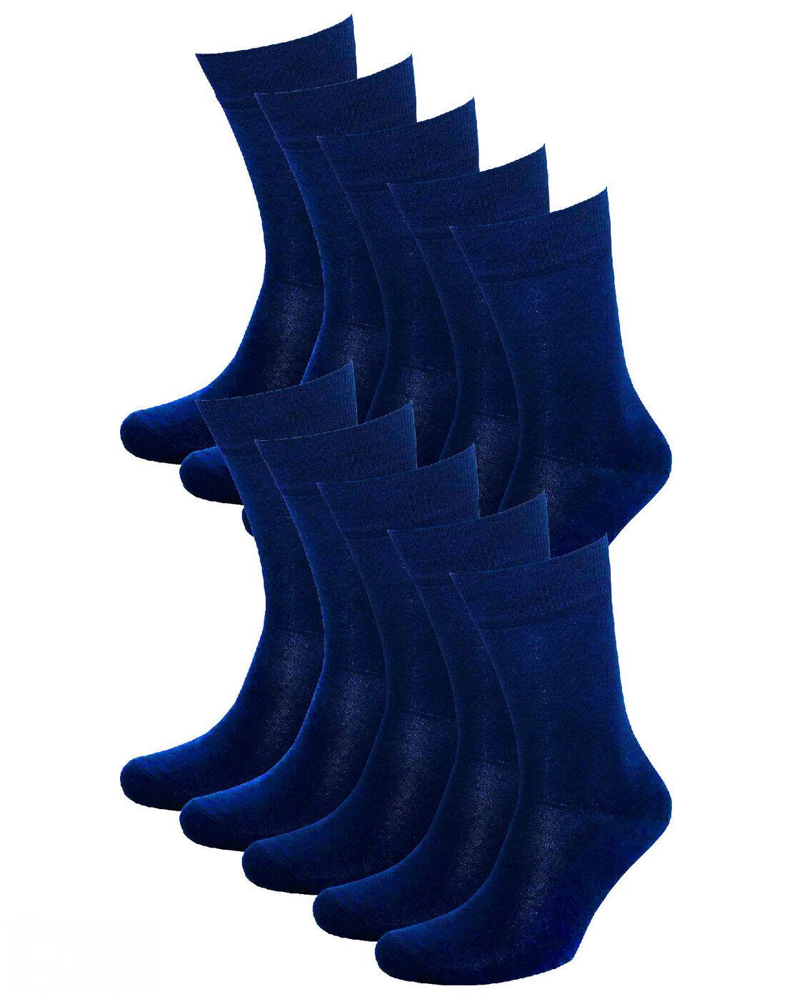 Комплект носков мужских Status Классические из хлопка 10 пар синих 25