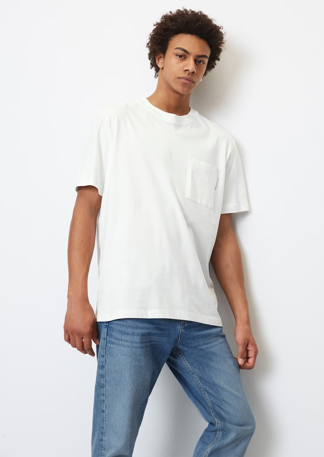 

Футболка мужская Marc O’Polo Denim B61215451632 белая L, Белый, B61215451632