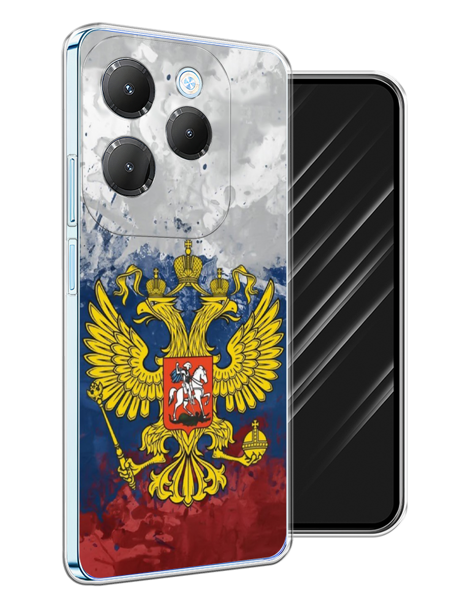 

Чехол Awog на Infinix HOT 40 "РФ", Белый;синий;красный, 3105250-1