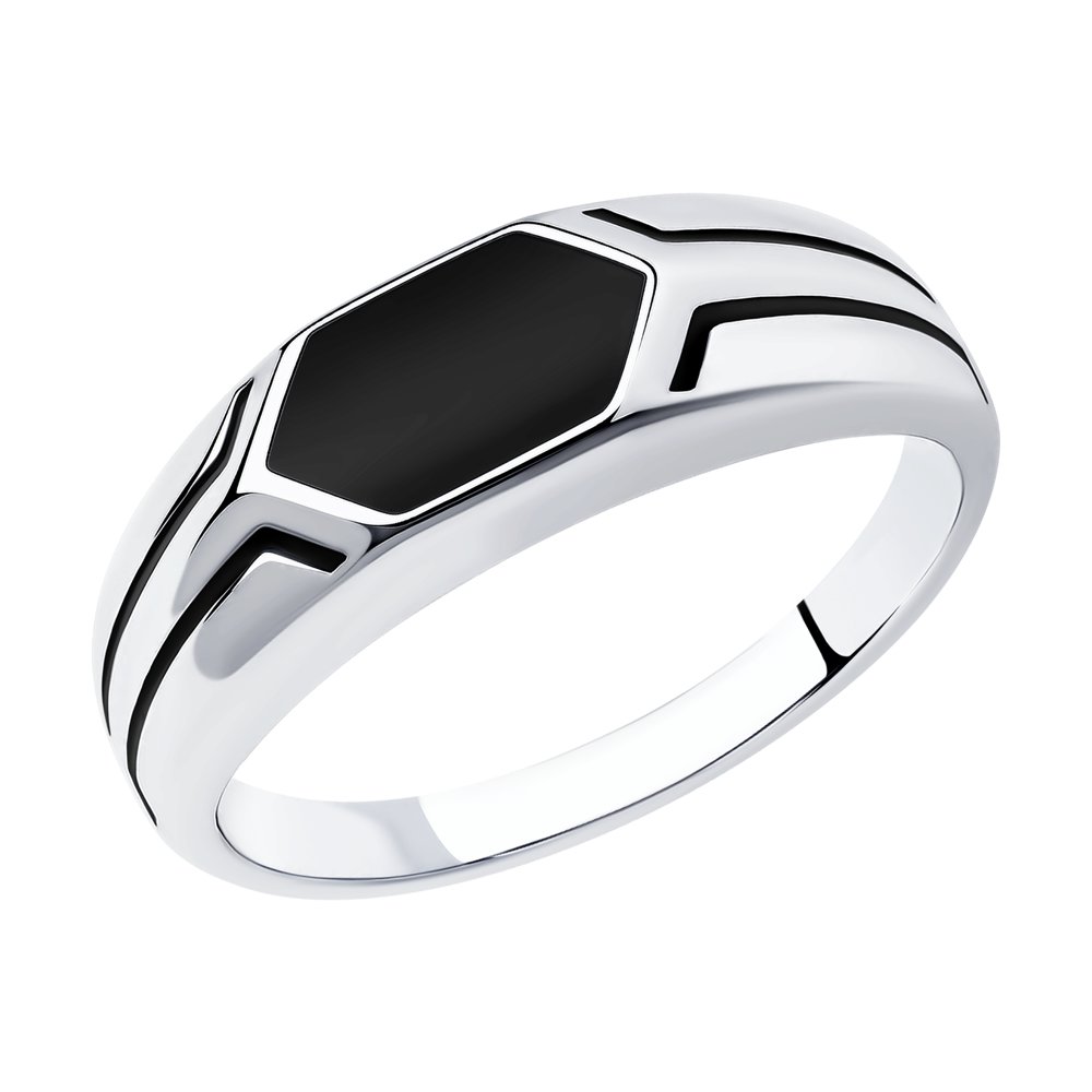 

Кольцо из серебра р. 18 SOKOLOV 94012519, эмаль, 94012519